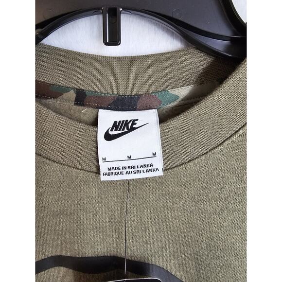 Nike Pitt Panthers Green And Camo Mens Medium Swoosh‎ Logo U.S Flag Sweatshirt - Picture 6 of 9